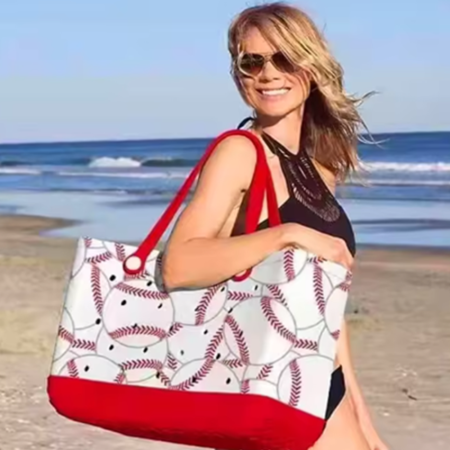 Baseball Beach Bag