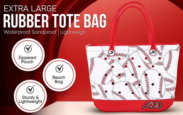 Baseball Beach Bag - Image 2