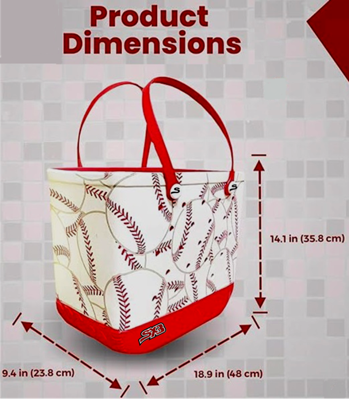 Baseball Beach Bag ( Large Capacity ) - Image 3